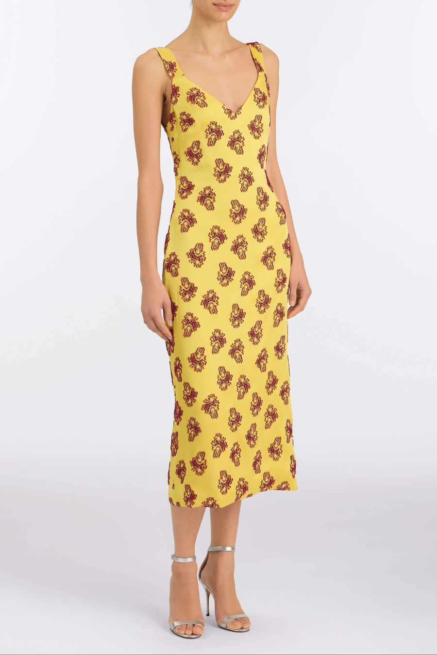 TS Dancing Queen Citrine Midi Dress