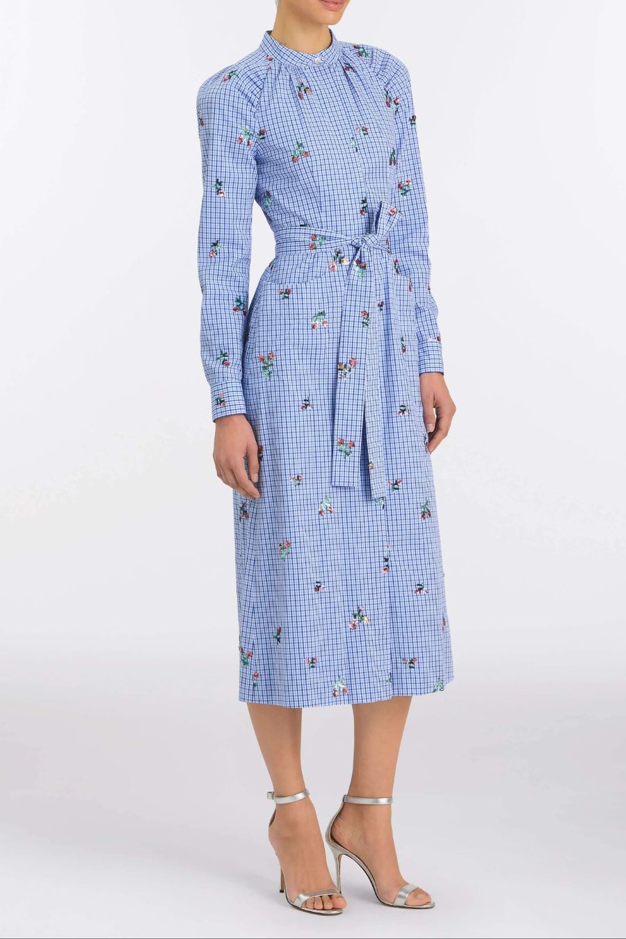 TS Gazania Sequin Embroidery Shirt Dress