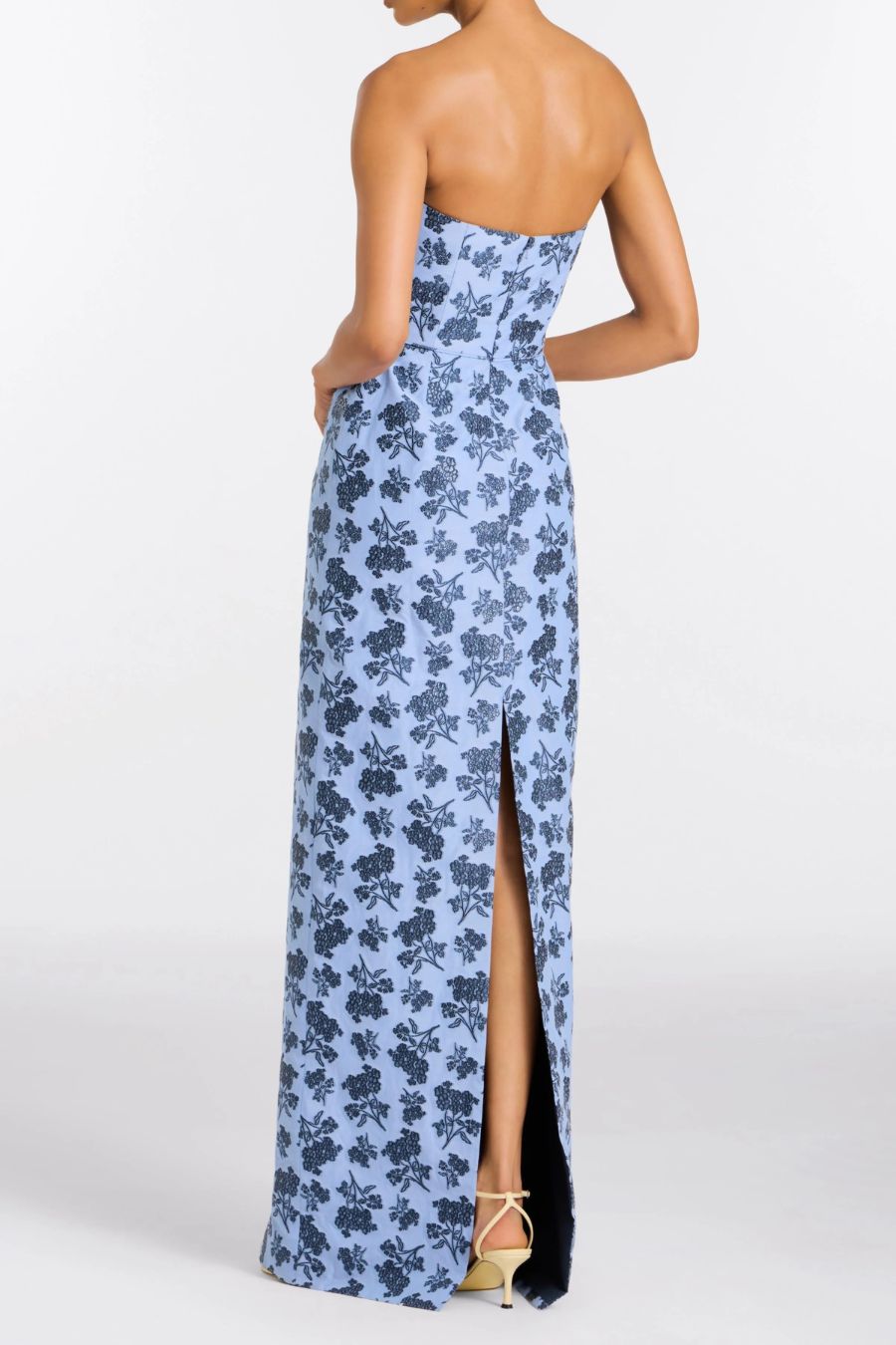 TS Navy Bouquet Gown