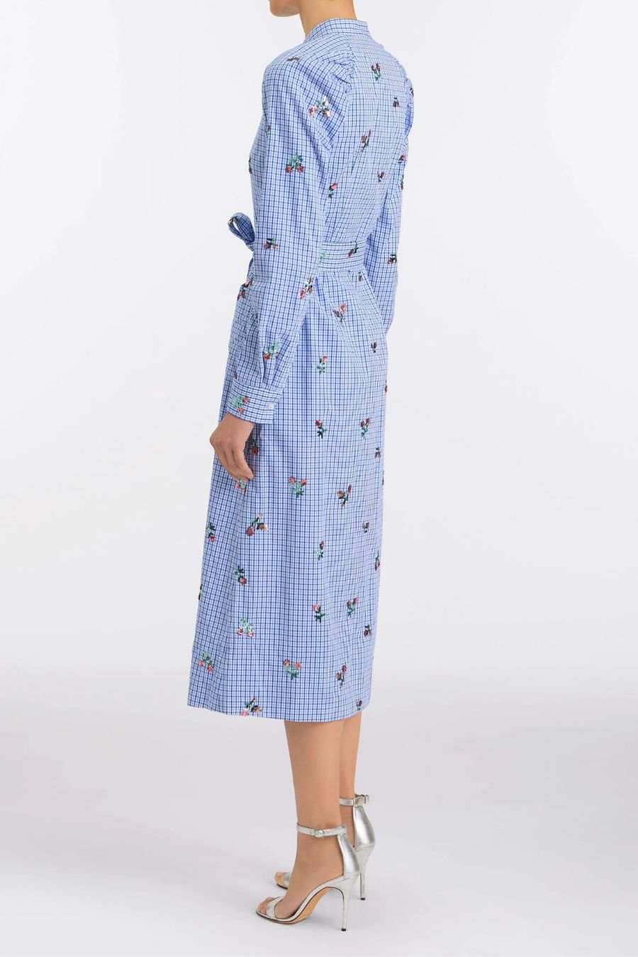 TS Gazania Sequin Embroidery Shirt Dress