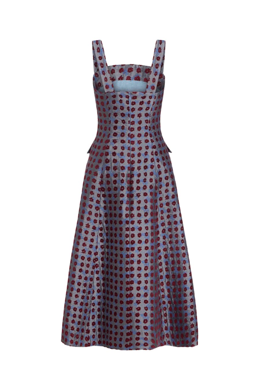 TS Birdie Teal Tapestry Midi Dress