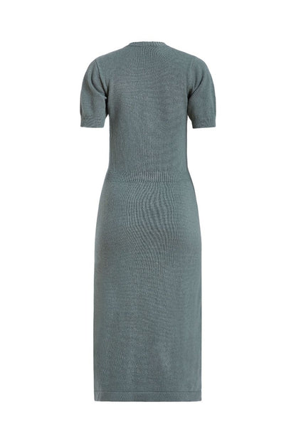 TS Iris Cashmere Sweater Dress in Sage
