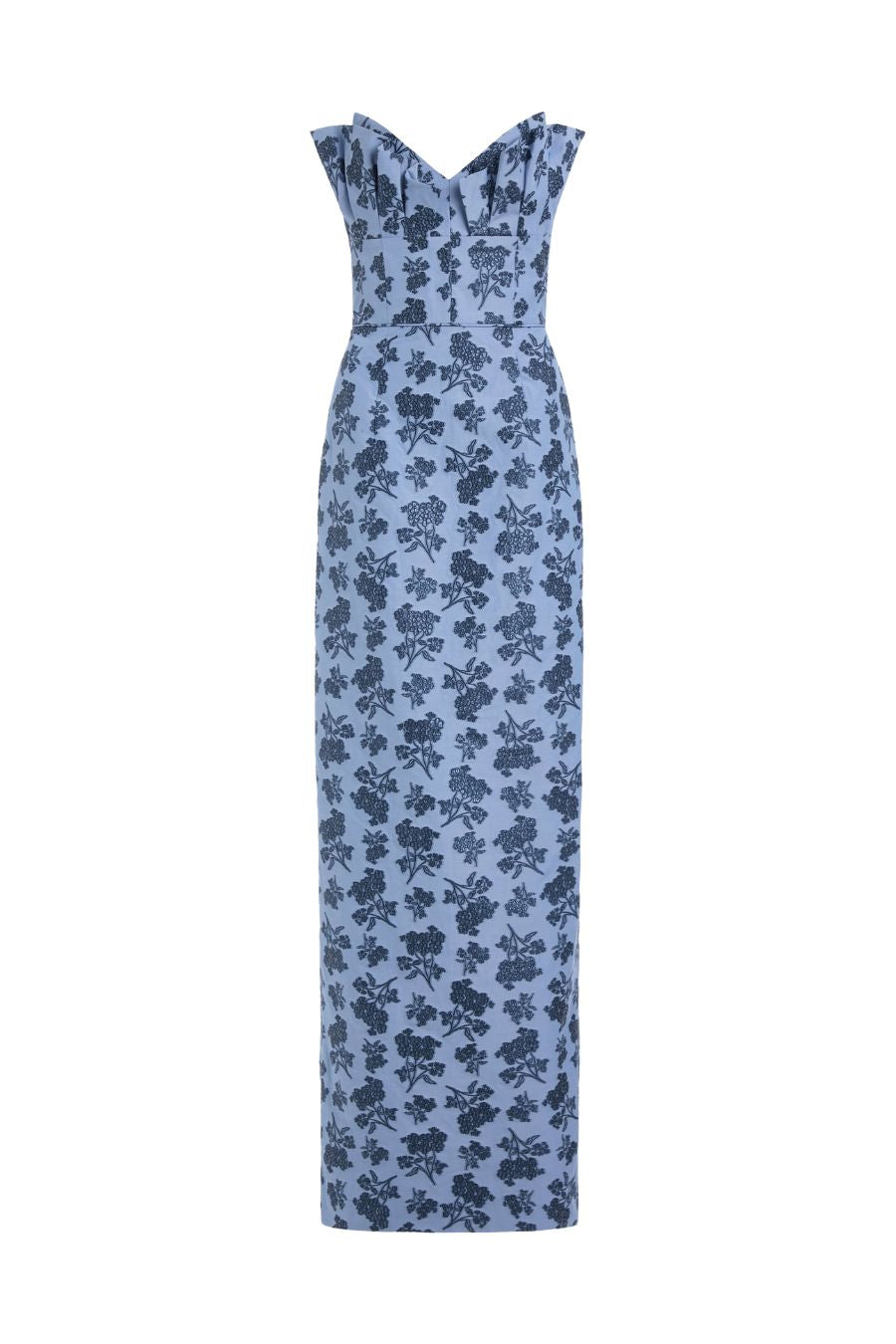 TS Navy Bouquet Gown