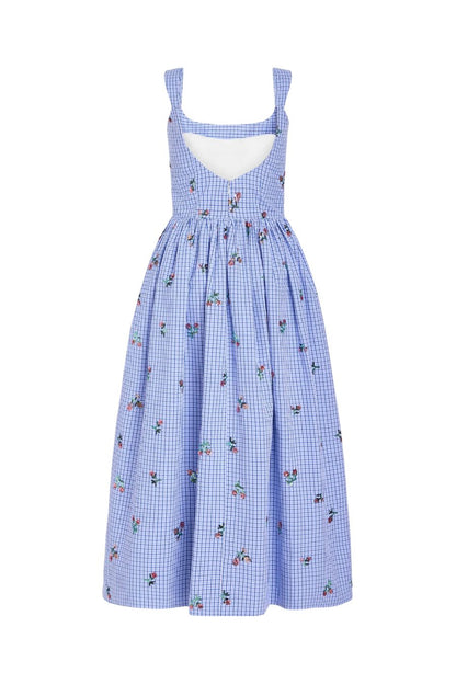 TS Nara Sequin Embroidered Midi Dress