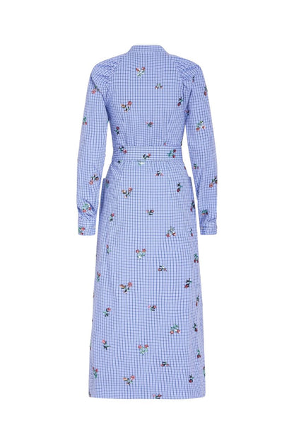 TS Gazania Sequin Embroidery Shirt Dress