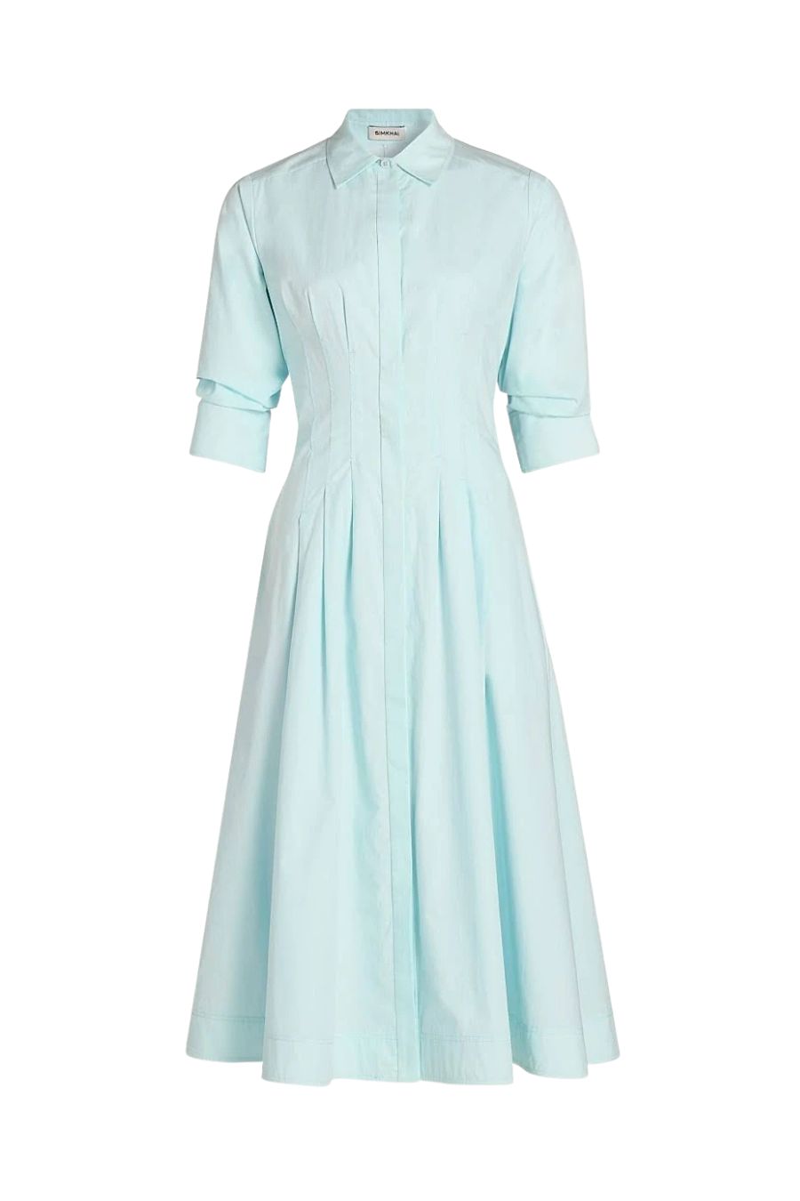 Jazz Cotton Midi Dress in Sky