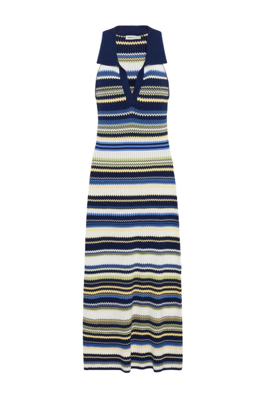 Kerrin Knit Midi Dress in Midnight Multi