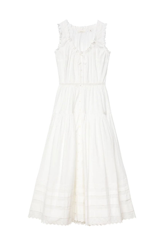 Hortense Dress in Salt