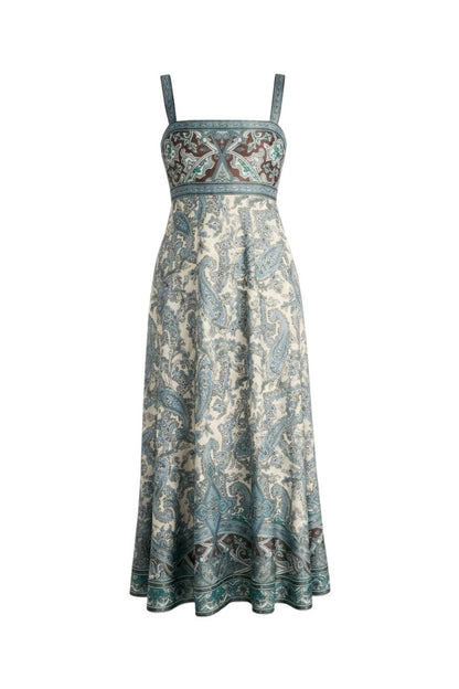Rye Dress in Ecru Multi