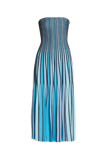 Soleil Midi Dress in Surf Multi