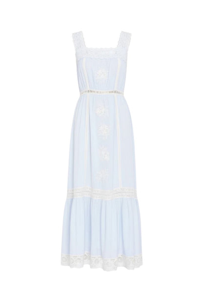 Blue White Stripe Anita Dress