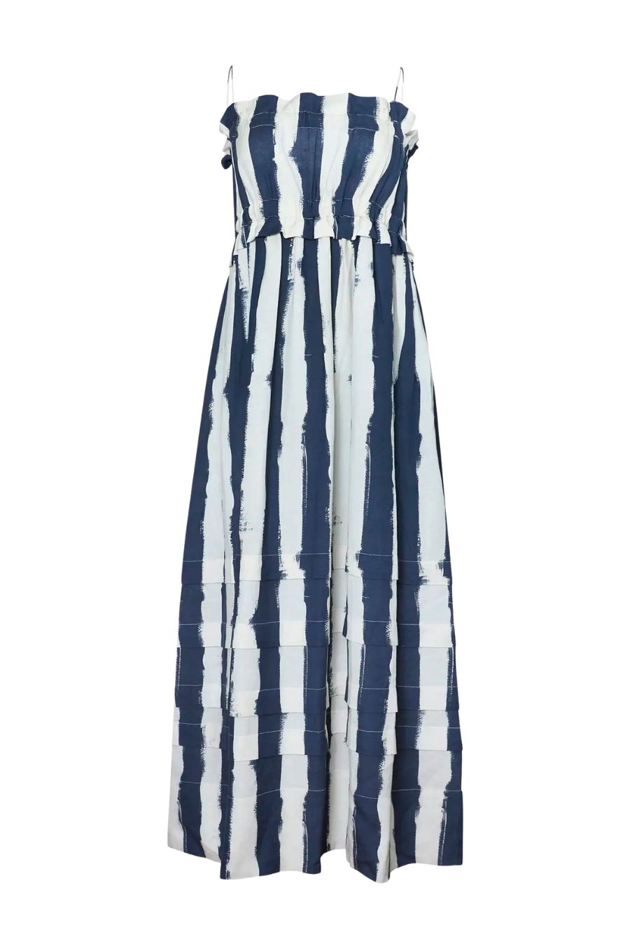Larkin Dress in Lighthouse Stripe Navy