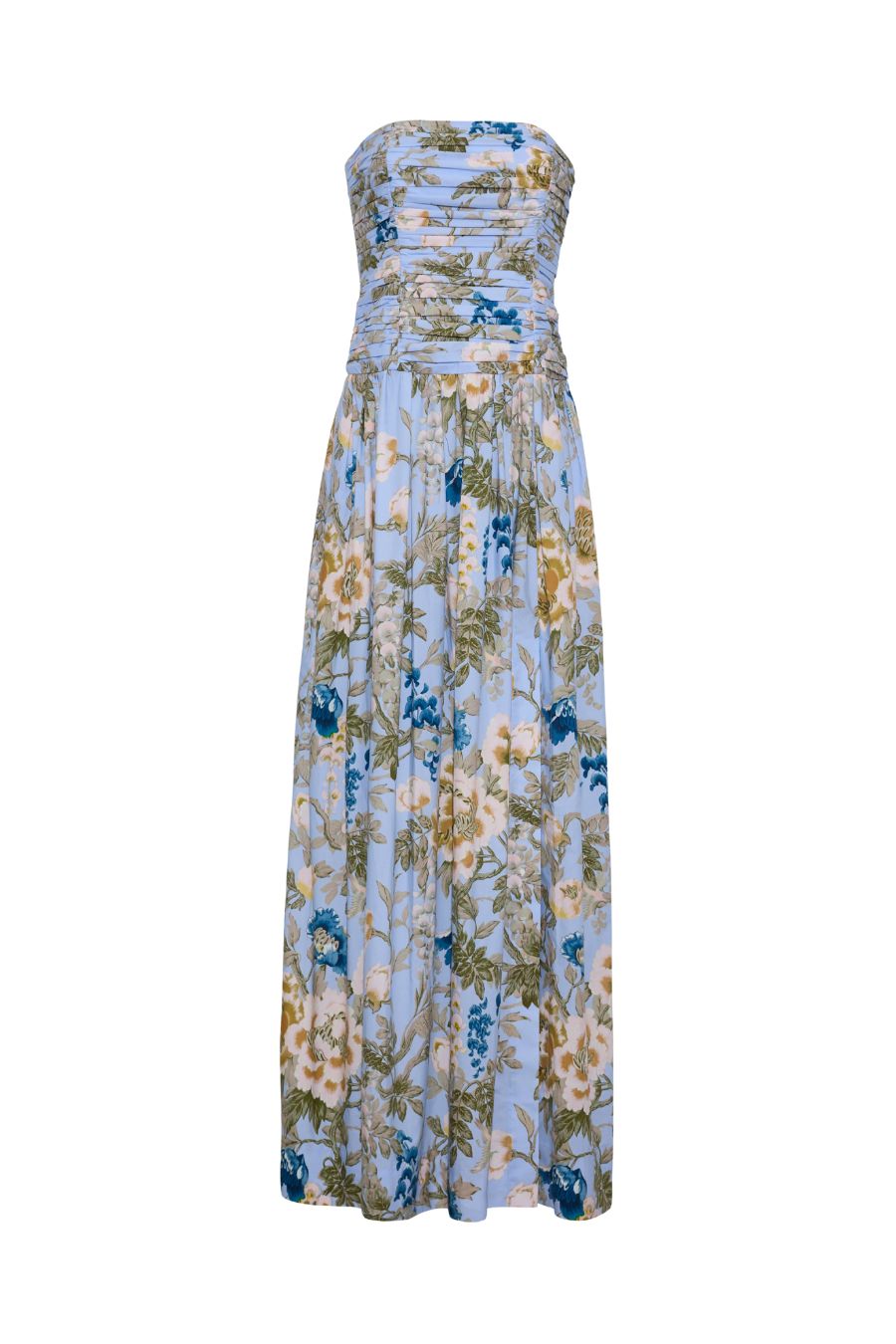 Montreal Gown in Flora Meadow Light Blue