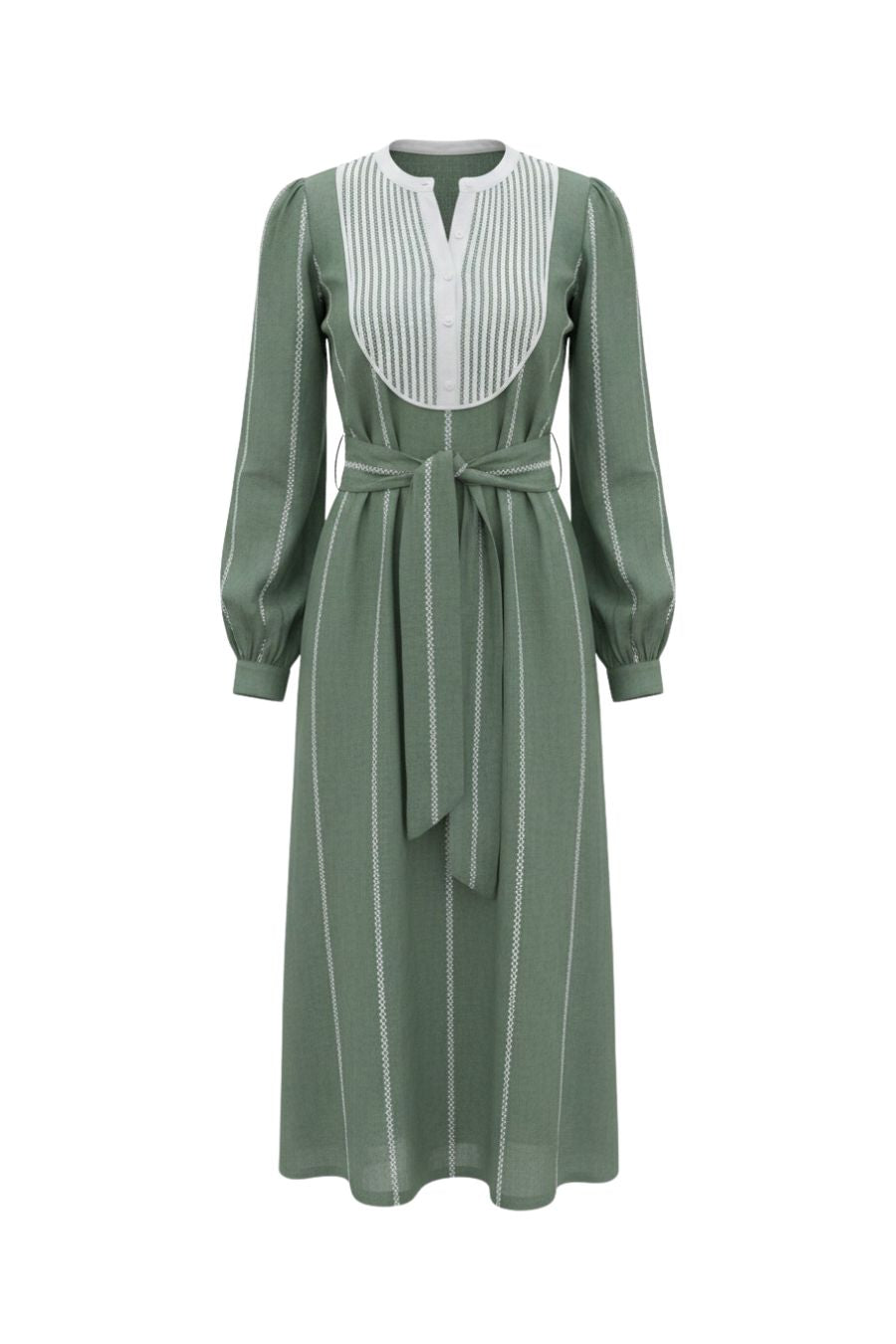 Greer Shirtdress in Olive