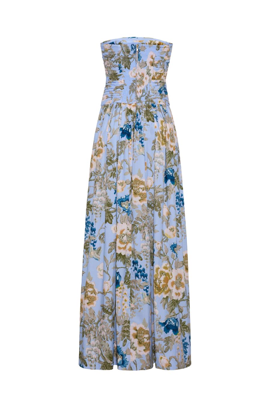 Montreal Gown in Flora Meadow Light Blue