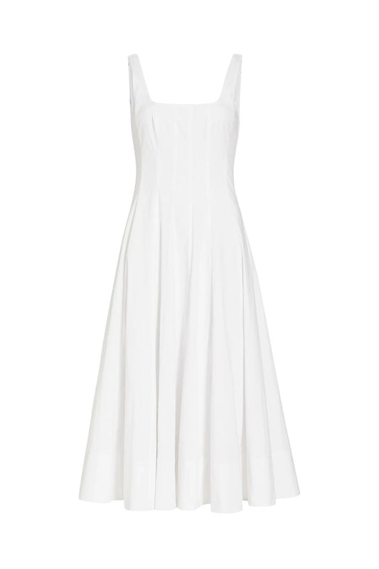 Wells Dress in White