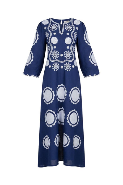 Alice Kaftan in Indigo