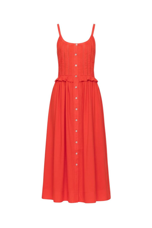 Alberte Tank Dress in Red