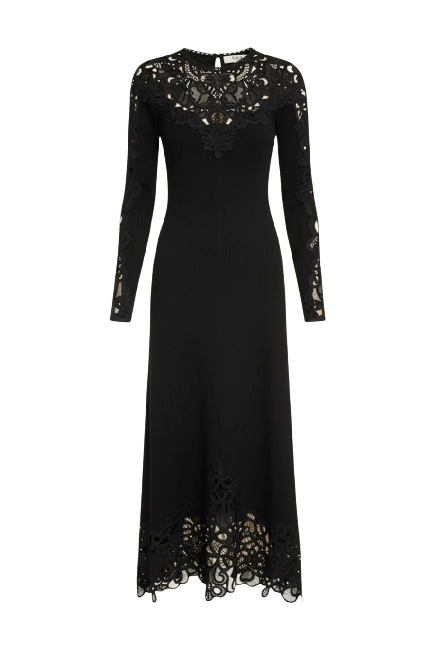 Adelina L/S Dress in Black