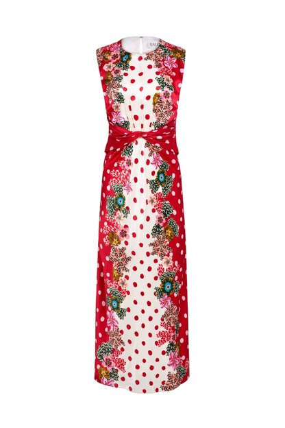 Gwen Dress in Plumeria Rouge