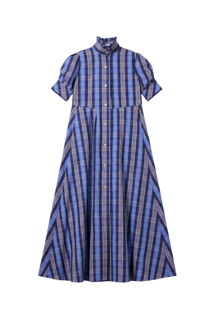 Venetia Dress in Navy/Blue