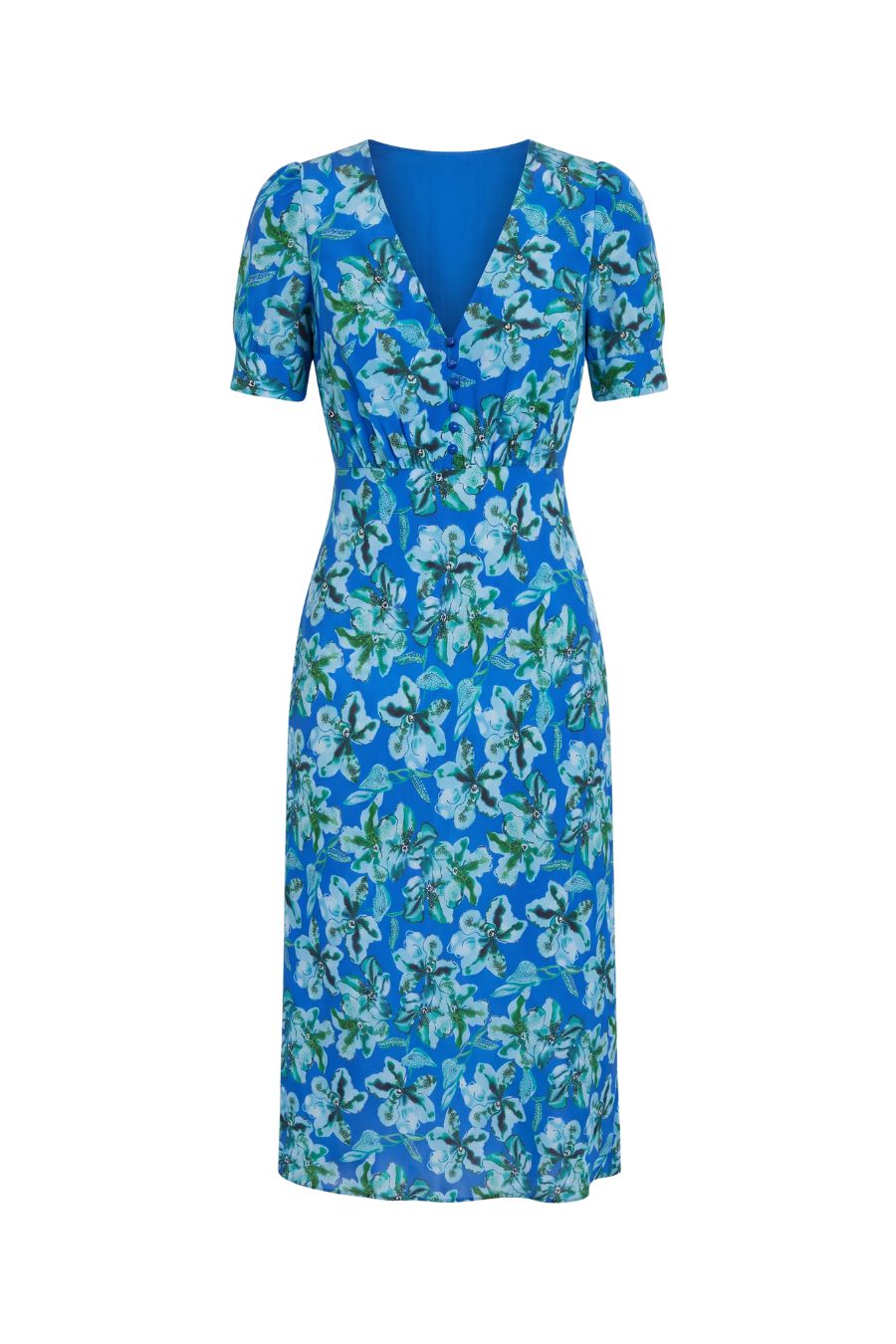 Nora Dress in Waterlily Azure