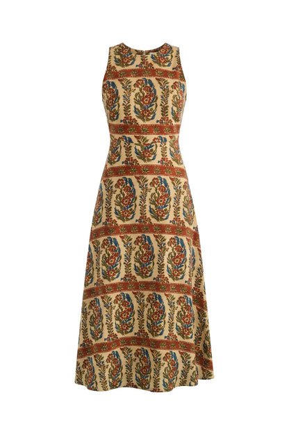 Faith Dress in Amber Glen Cream