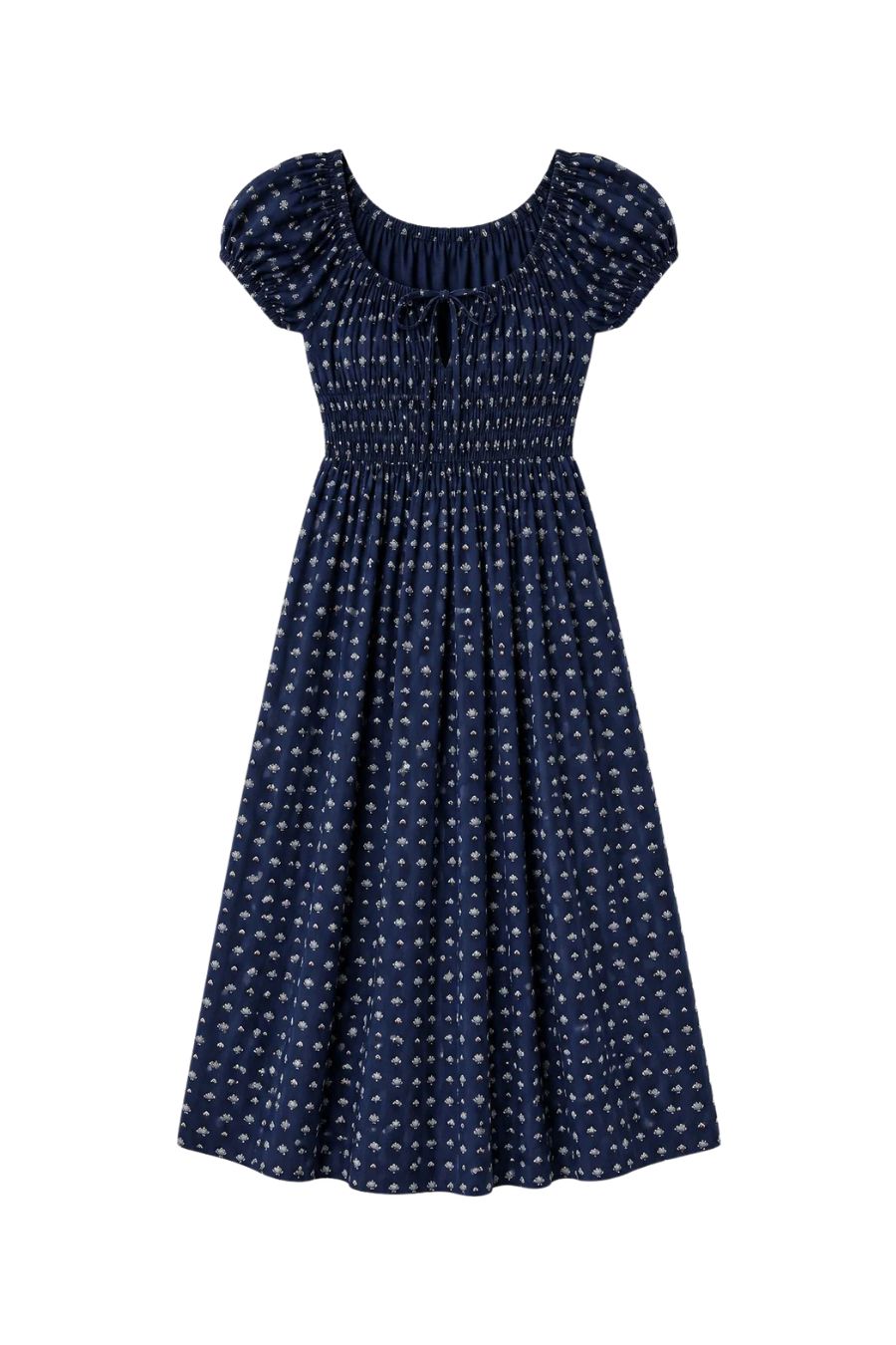 Quinn Dress in Bleu Foulard Delamer