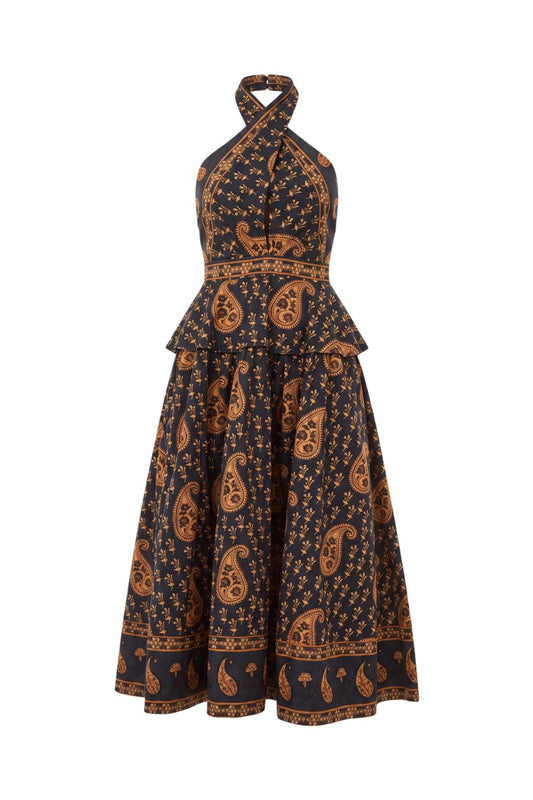 Bellamy Dress in Glen Paisley
