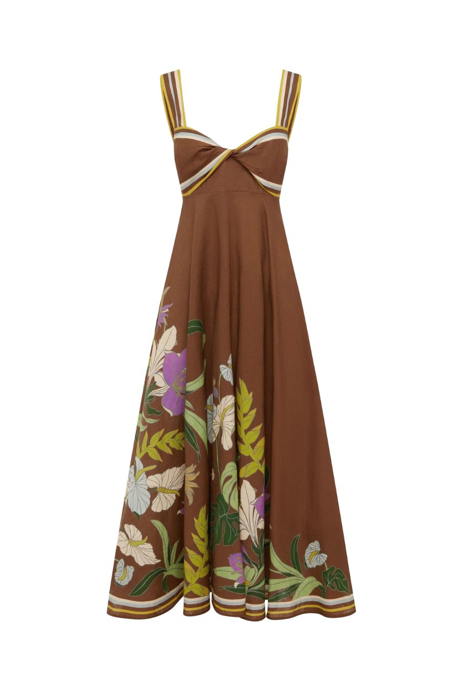 Alfie Twist Sundress in Chocolate