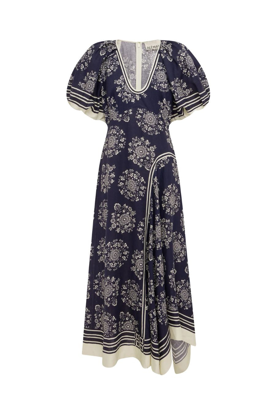 Banderra Midi Dress in Ink