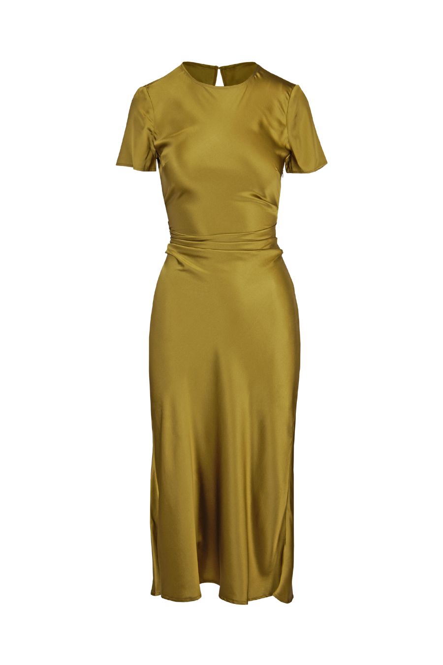 Marcel Silk Dress in Pear