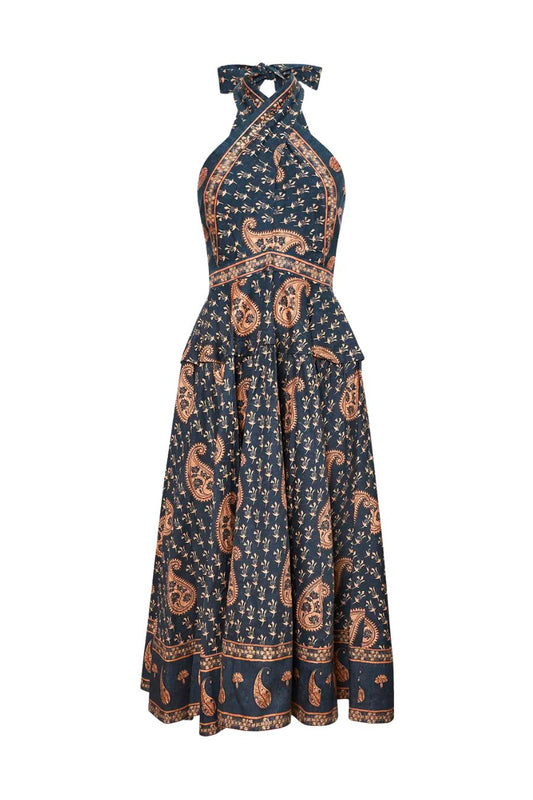 Bellamy Dress in Glen Paisley