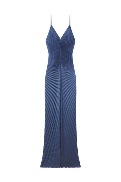 Genevieve Gown in Ash Blue