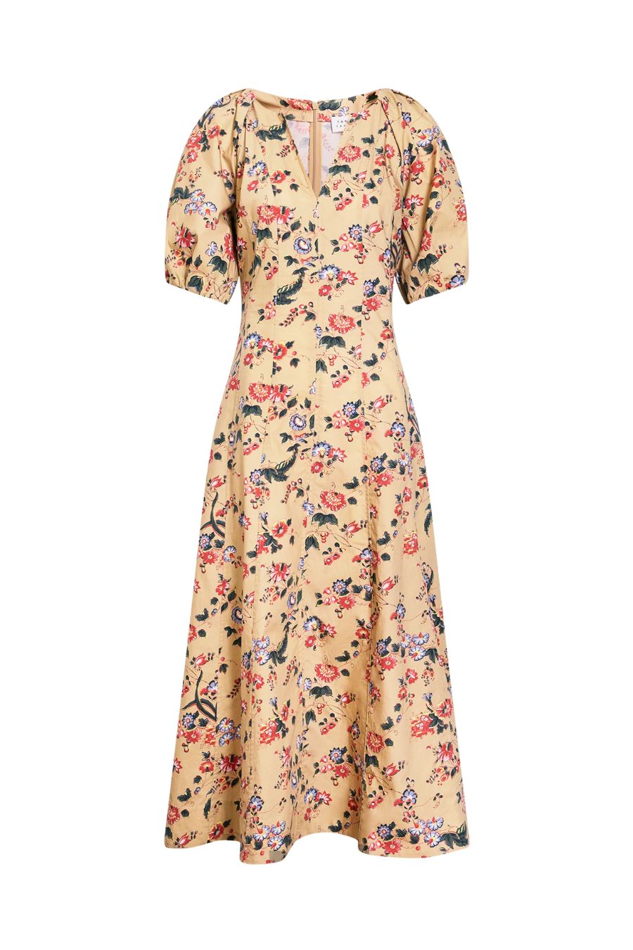 Piper Dress in Dark Khaki Multi