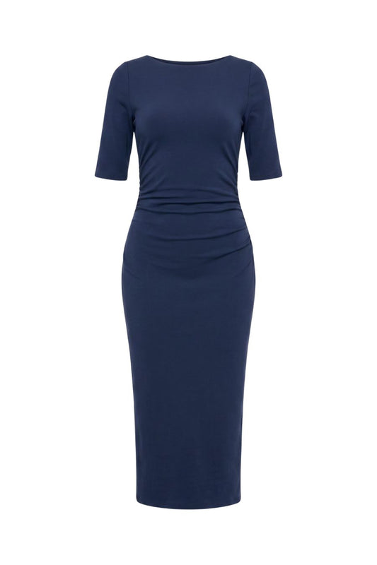 Charissa Dress in Heritage Navy