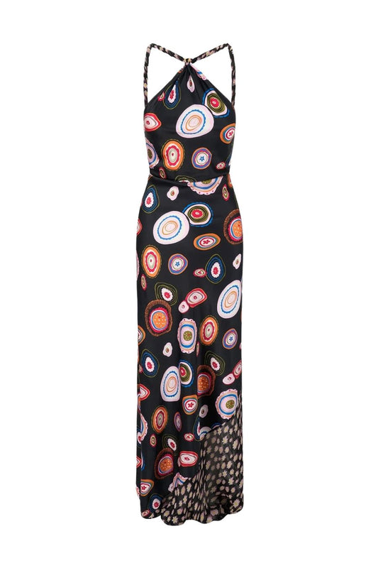 Charli Silk Dress in Milliefiori Multi