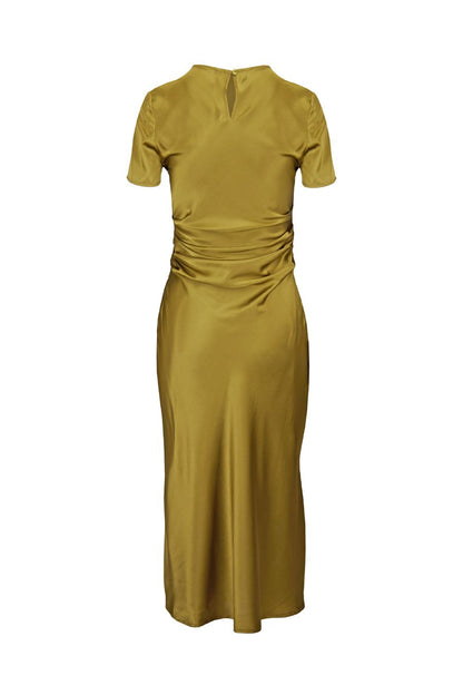 Marcel Silk Dress in Pear