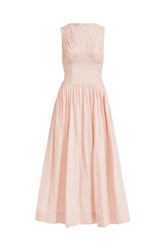 Medea Maxi Dress In Colour Tea Blossom Size 6 - Women’s Designer Dresses