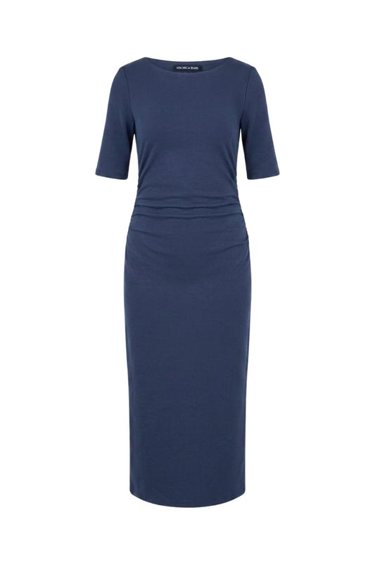Charissa Dress in Heritage Navy