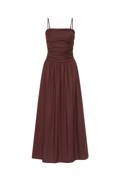 Portlligat Maxi Dress in Port