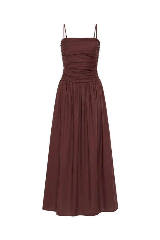 Portlligat Maxi Dress in Port