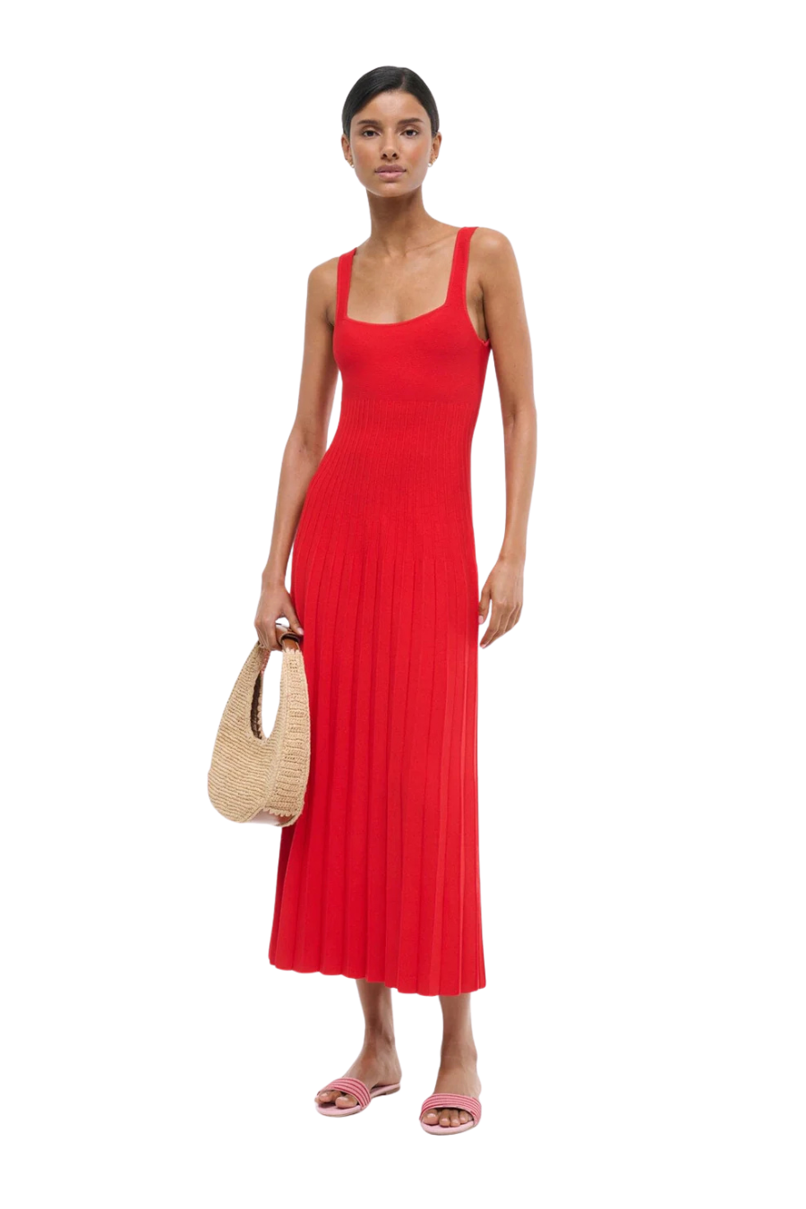 Ellison Dress in Red Rose