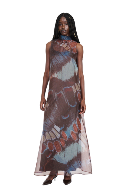 Albee Dress in Butterfly Sky