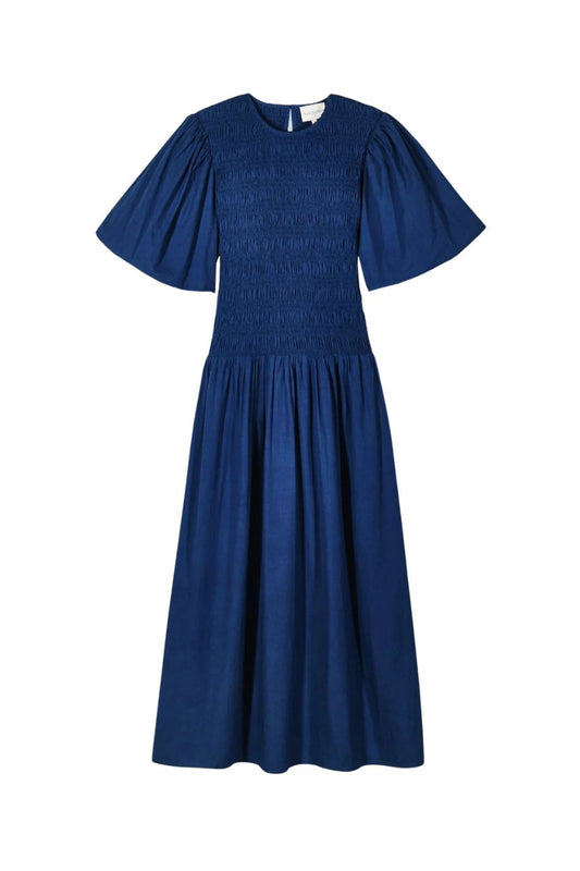 Diana Dress in Navy by Maria De La Orden