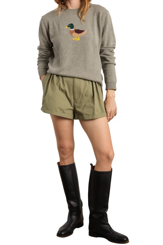 Mariko Short in Khaki