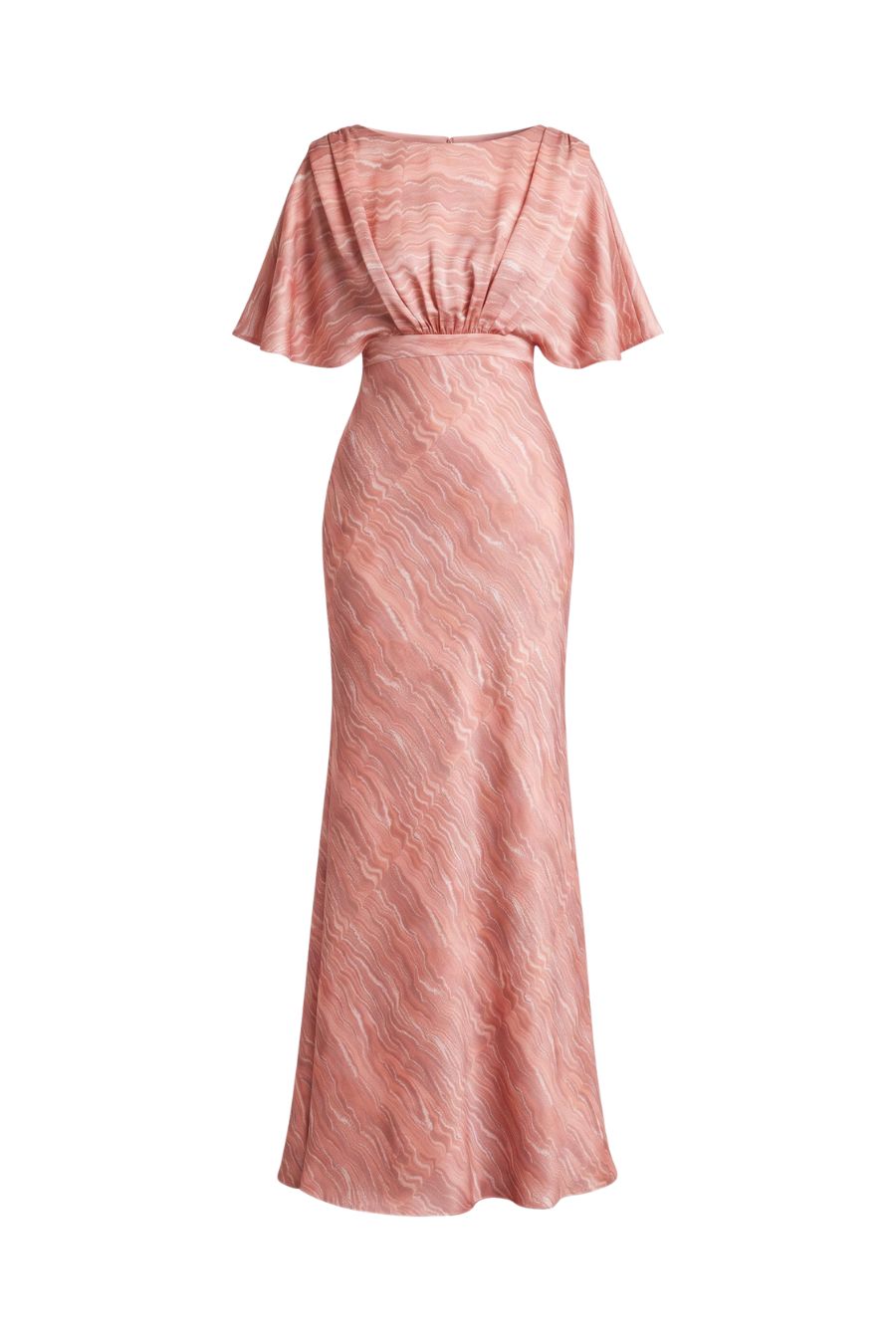 Winona Dress in Blush Marbling