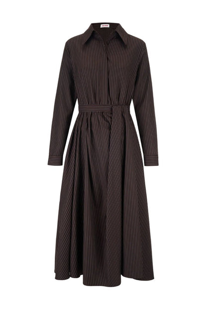 Rosie Assoulin Nip/Tuck Dress in Espresso