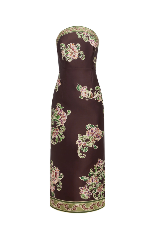 Josie Bodice Midi Dress by Alémais