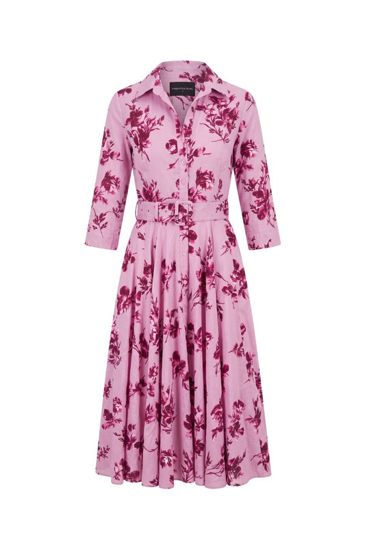 Aster Dress in Dusty Pink